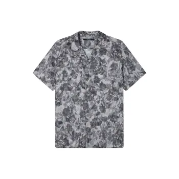 DAVID NAMAN Shirts Men Gray Black
