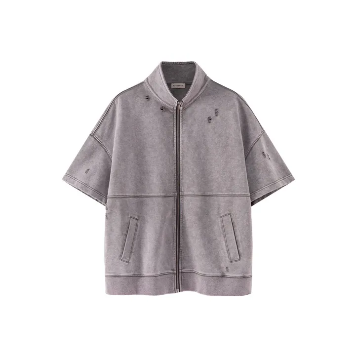 NO ONE ELSE Sweatshirt Unisex Gray Purple-0