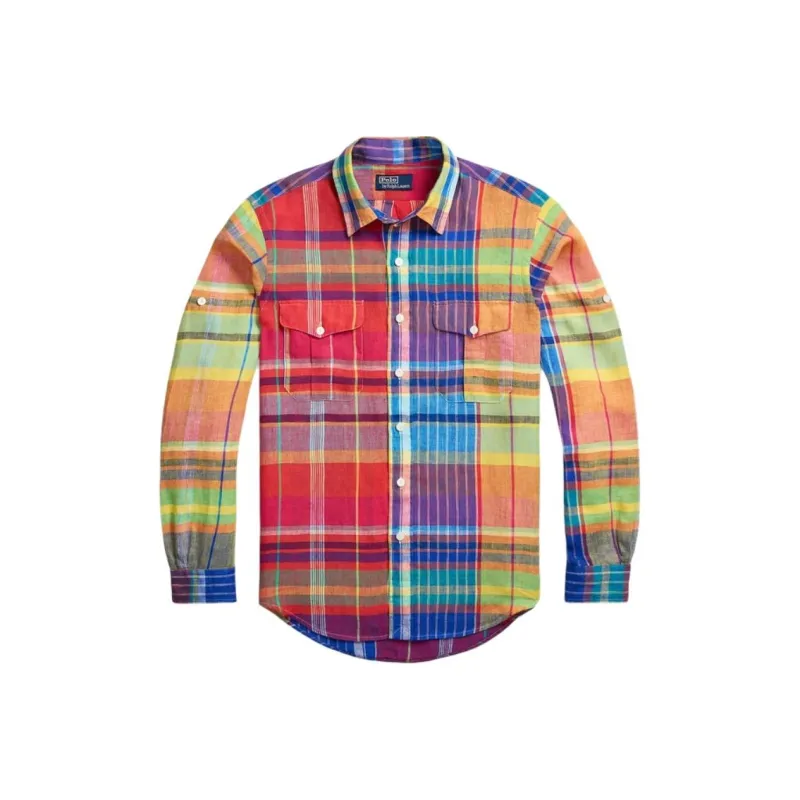 Polo Ralph Lauren Plaid Linen Shirt-0