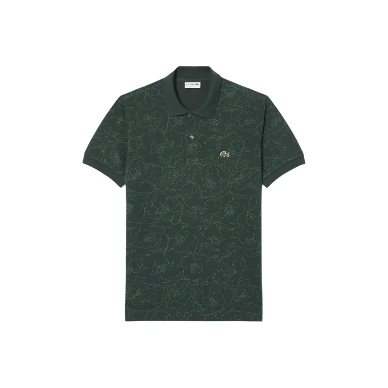 LACOSTE Imprimé Fleurs Polo Shirt-0