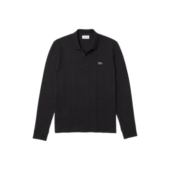 LACOSTE Polo Shirt Men's Charcoal Gray