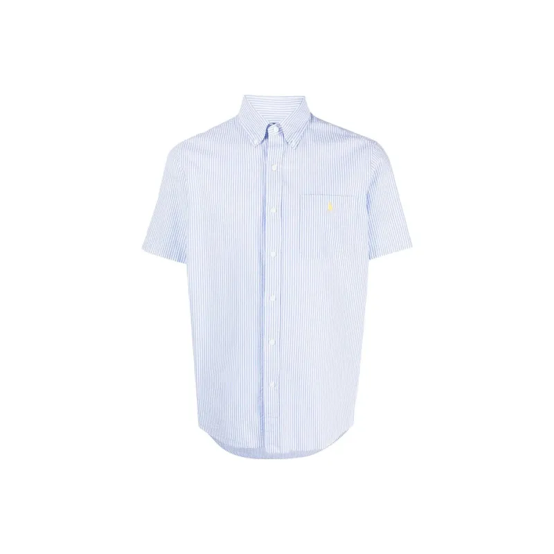 Polo Ralph Lauren Embroidered logo Candy Stripe Shirt-0