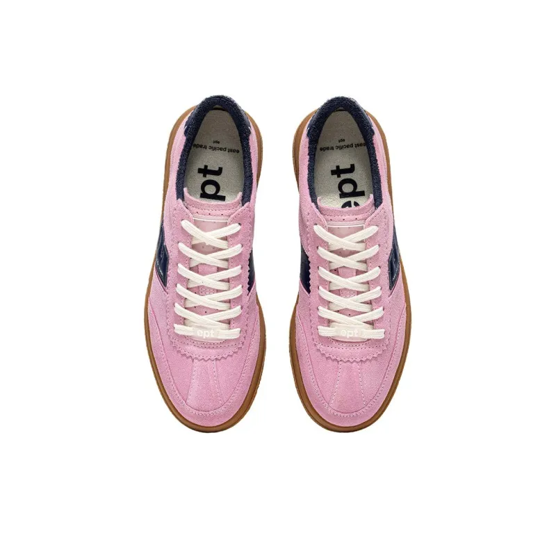 East Pacific Trade SANTOS Low Top Skateboard Shoes Women's Pink Blue-2