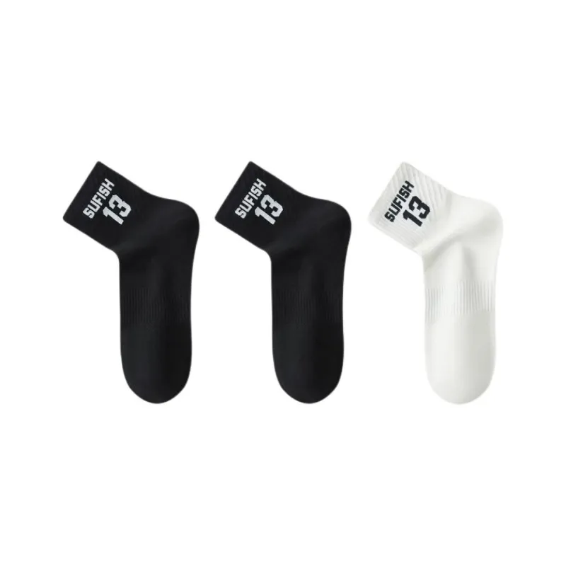 Temooues Mid Calf Socks Men's Combo Set-10