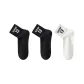 [3 Pack/Mesh Sports]2 Pack Black+White