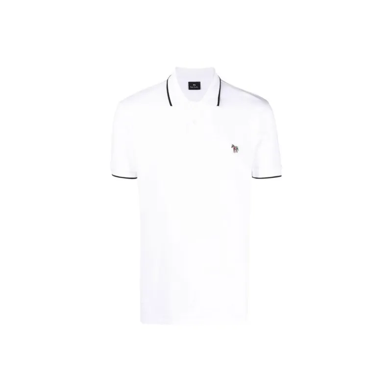 PS By Paul Smith Zebra Logo patch Polo Shirt-0