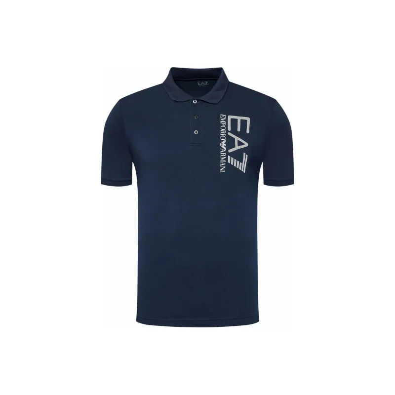 EMPORIO ARMANI EA7 SS22 Polo Shirt Men's Blue-0
