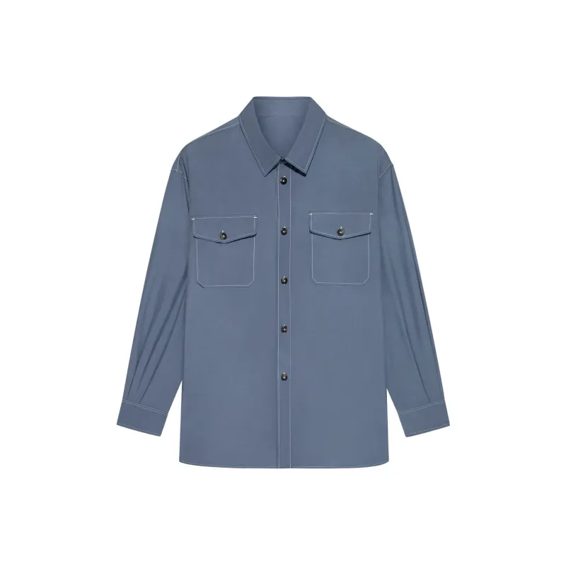 Nice Rice X CARUSO Shirts Unisex Blue-0