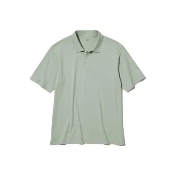 UNIQLO UNIQLO AIRism Mesh Series Polo Shirt Unisex Verdant Green