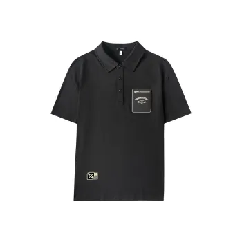 HARSIINCN Polo Shirt Men's H25SMPY230 Black