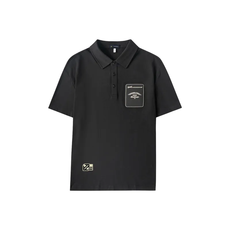 HARSIINCN Polo Shirt Men's H25SMPY230 Black-0