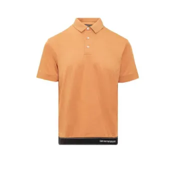 EMPORIO ARMANI Polo Shirts Men Orange