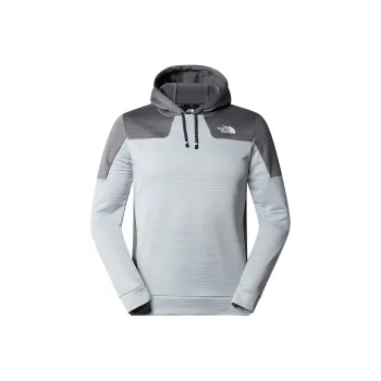 THE NORTH FACE MOUNTAIN ATHLETICS PULLOVER FLEECE HOODIE Sweatshirt Men's Light Grey/smoky Pearl