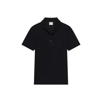 COURREGES Piqué Polo Shirt