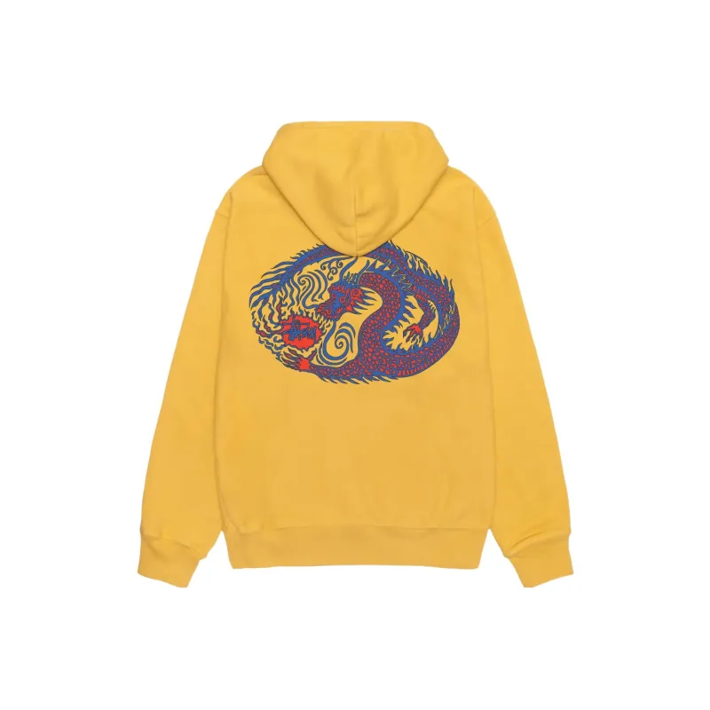 Stussy Pigment Dyed Mosaic Dragon Hoodie-4