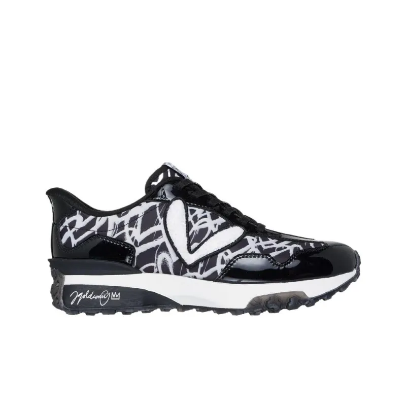 James Goldcrown x Skechers Anti Slip Wear Resistant Low Top Casual Shoes Women's Black-1