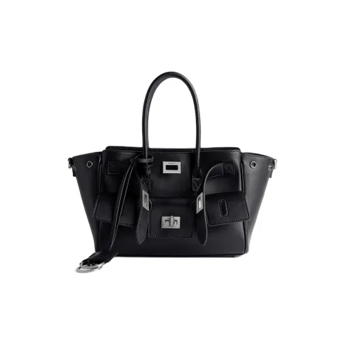 Balenciaga Bel Air Calfskin Tote Bag, Shopping Bag, Shoulder Bag, Crossbody Bag, Handbag Mini Women's Black