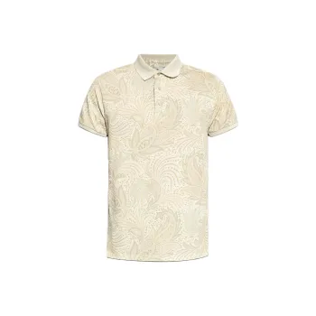 ETRO Paisley Printed Short Sleeved Polo Shirt