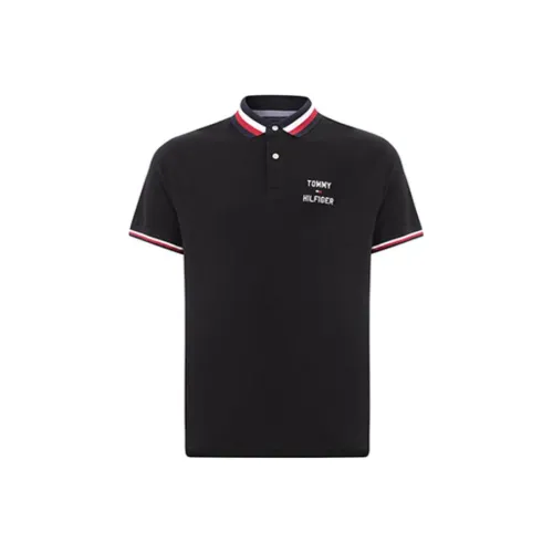 Tommy Hilfiger Polo Shirt Men's Black