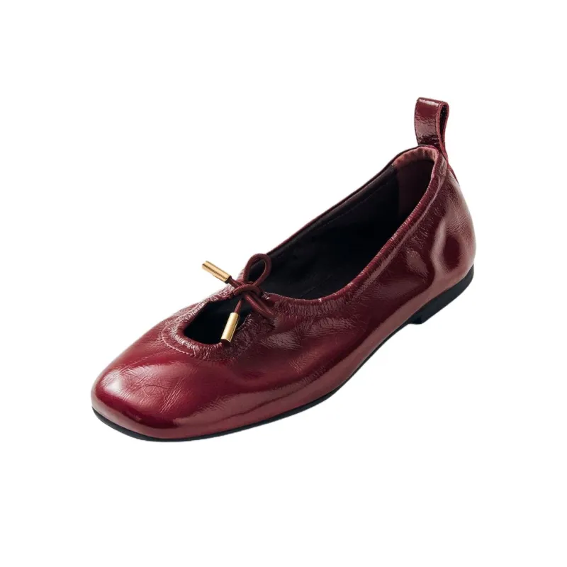 ALOHAS Rosalind Oni Casual Single Shoes Women's Red-3