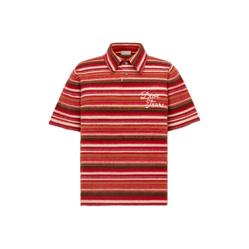 DIOR X Denim Tears Polo Mohair Knit Shirt-0