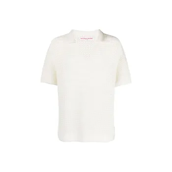 Orlebar Brown Batten Crochet Polo Shirt