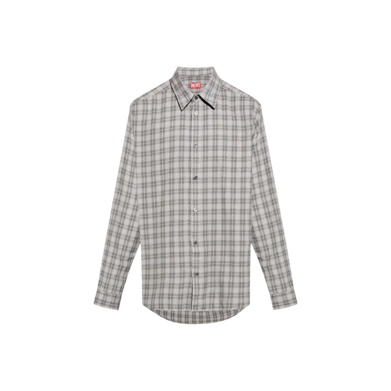 DIESEL S Pierr Checked Shirt-0