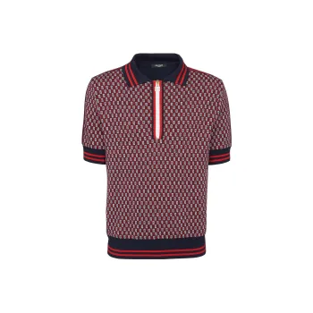 BALMAIN Polo Shirts Men Red