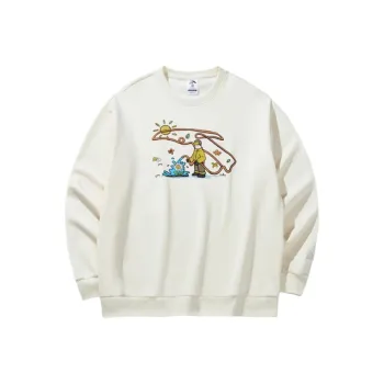 Anta Sweatshirt Unisex Vanilla White