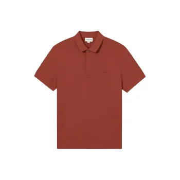 LACOSTE SS25 Polo Shirt Men's Deep Red
