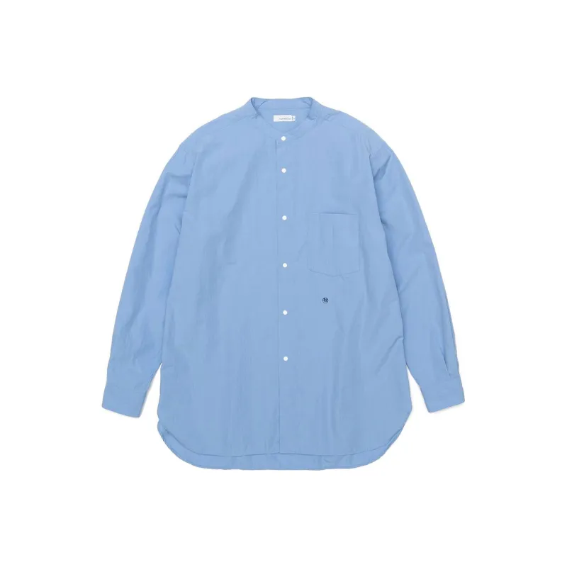 Nanamica Band Collar Wind Shirt-1