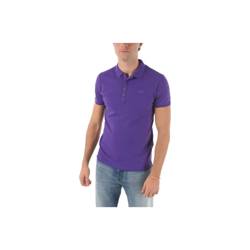 DIESEL Polo Shirts Men Purple-0