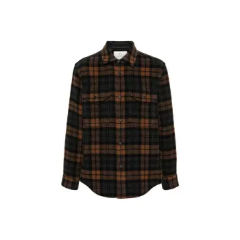 WOOLRICH Checked Cotton blend Shirt Jacket