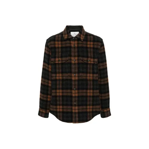 WOOLRICH Checked Cotton blend Shirt Salis jacket