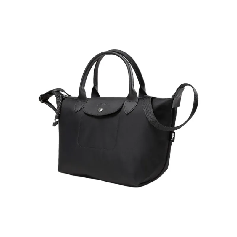 LONGCHAMP Le Pliage Energy Recycled Canvas Handbag Small Size Women's Black-1