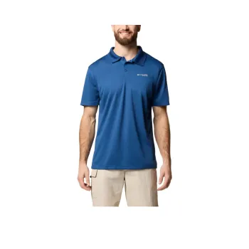 Columbia PFG Solar Stream Polo Shirt Men's Blue