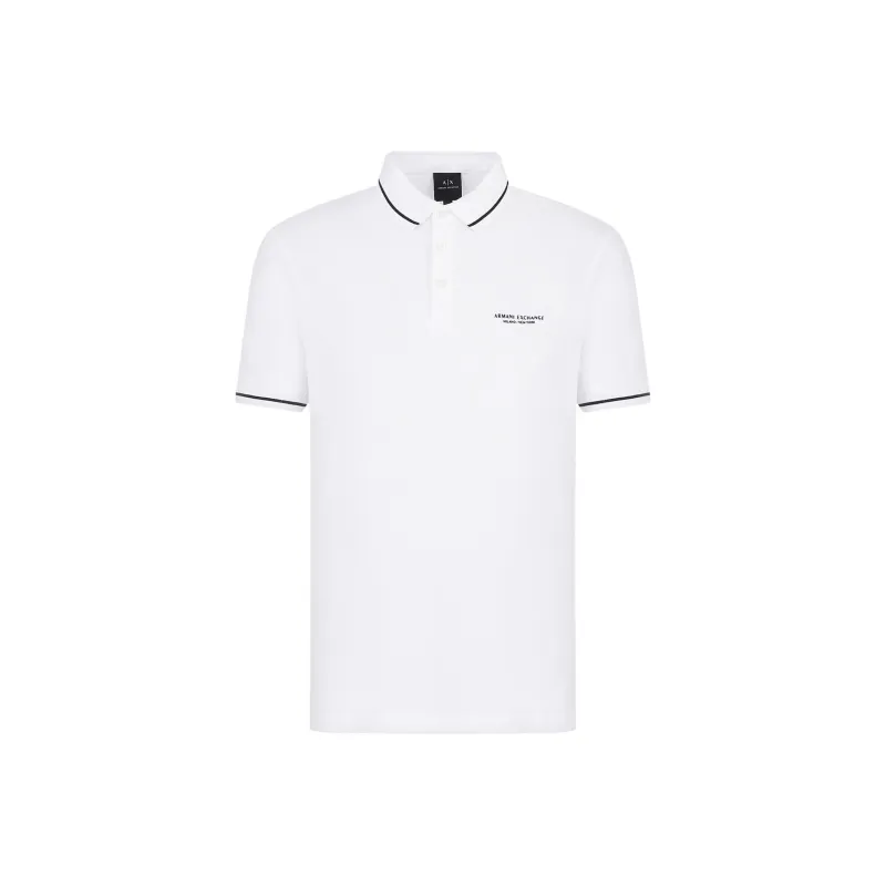 ARMANI EXCHANGEAE SS23 Polo Shirt Men's White-0