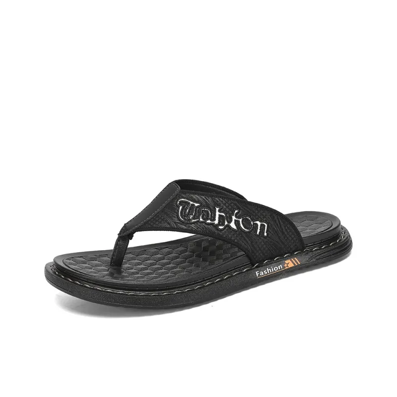 Shiozawa Stitching Quick Dry Flip Flops Men's-1