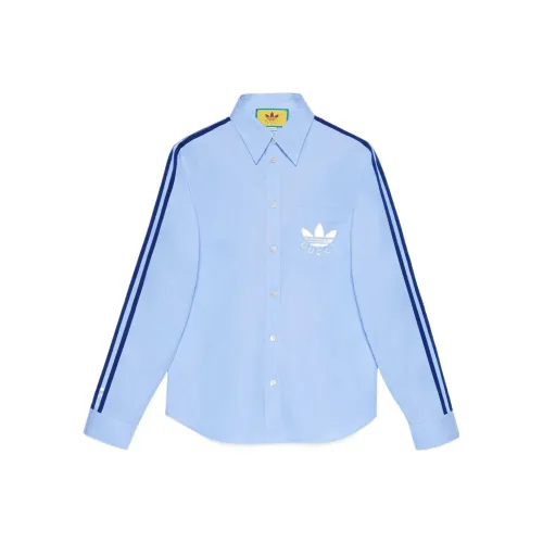 Adidas Originals X GUCCI Shirts Men Blue