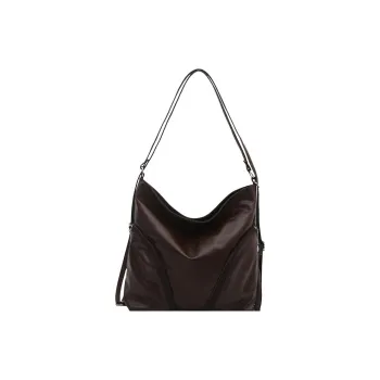 Barang Bear Shoulder Bag PU Unisex Black/Coffee