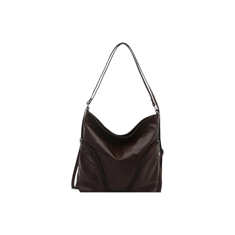 Barang Bear Shoulder Bag PU Unisex Black/Coffee-0