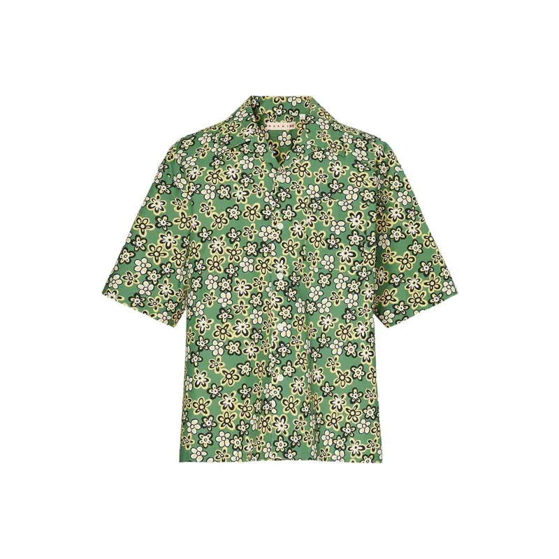 UNIQLO X Marni Oversized Open Collar Shirt-0