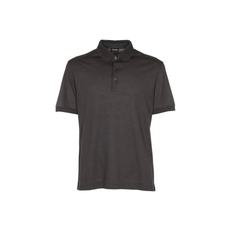 Zzegna SS23 Polo Shirt Men's Black-0