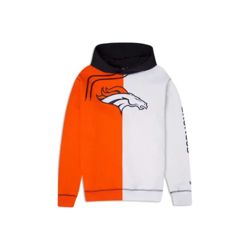 New Era Sweatshirt Unisex Orange White