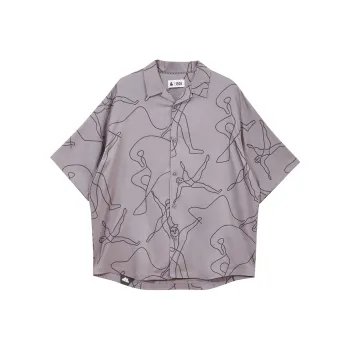 JACK JONES· Shirt Men's E40 Night Owl Gray