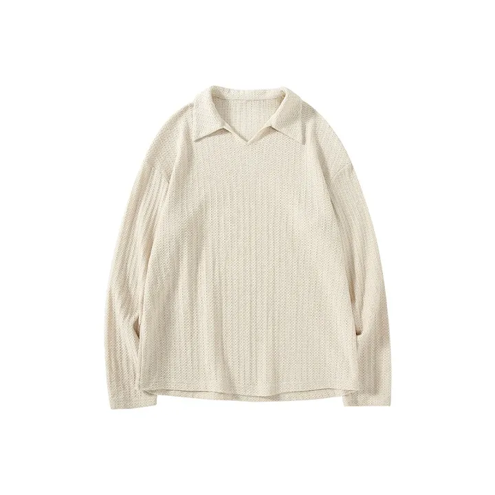 SeminP.ure Polo Shirts Unisex Beige Yellow-0