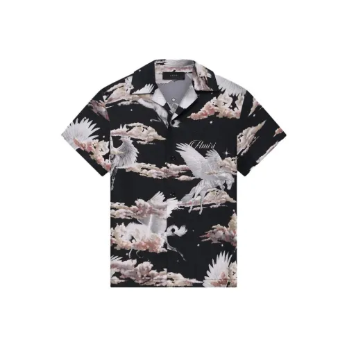 AMIRI All Over Pegasus Bowling Shirt