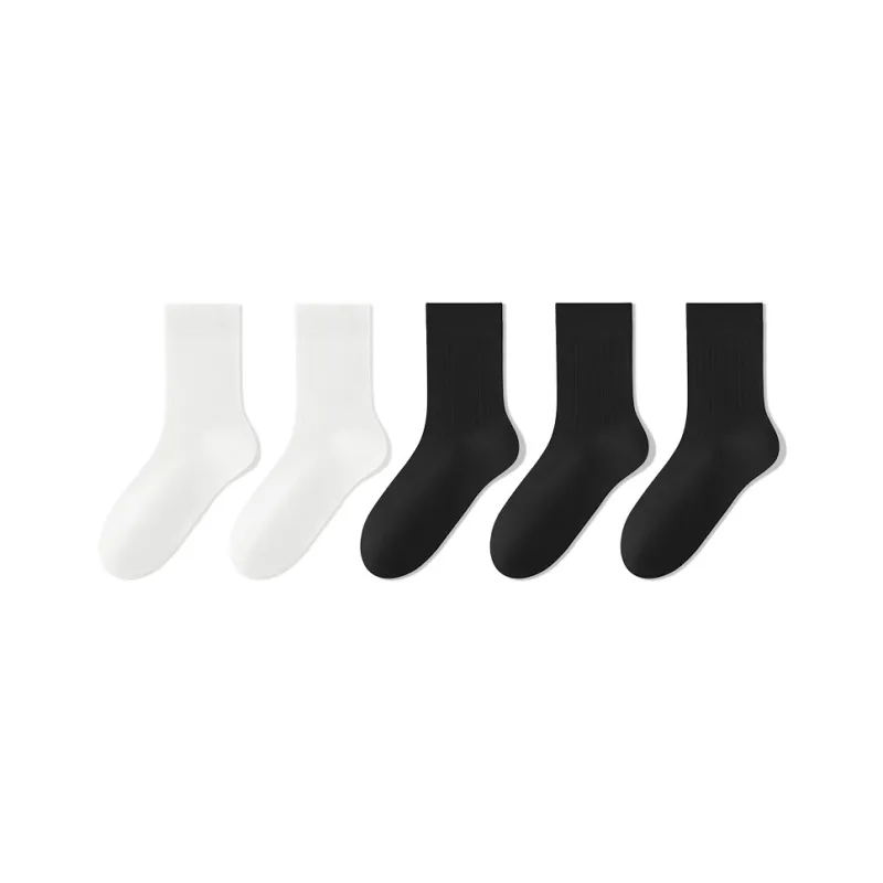 B&C.Room Mid Calf Socks Men's 5 Pack Gift Box Set-8
