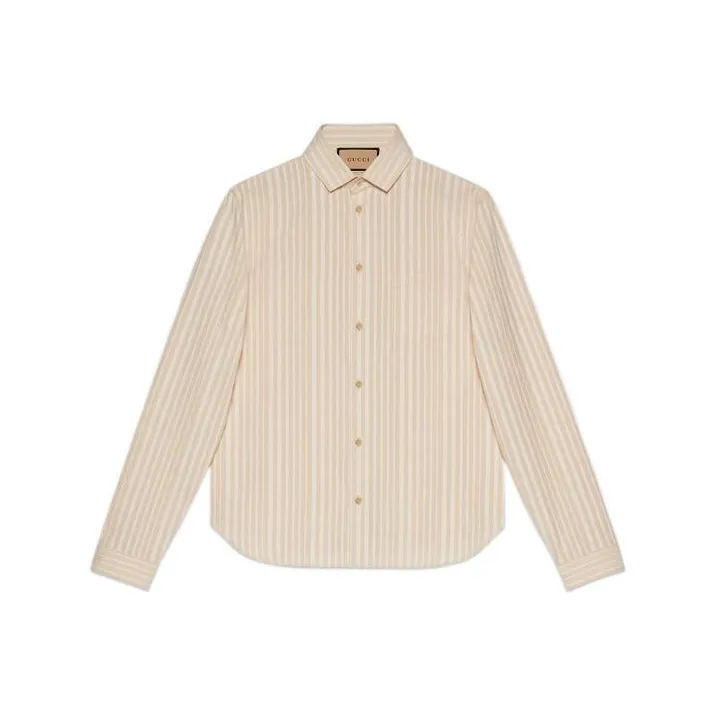 GUCCI Striped Long sleeved Shirt-0