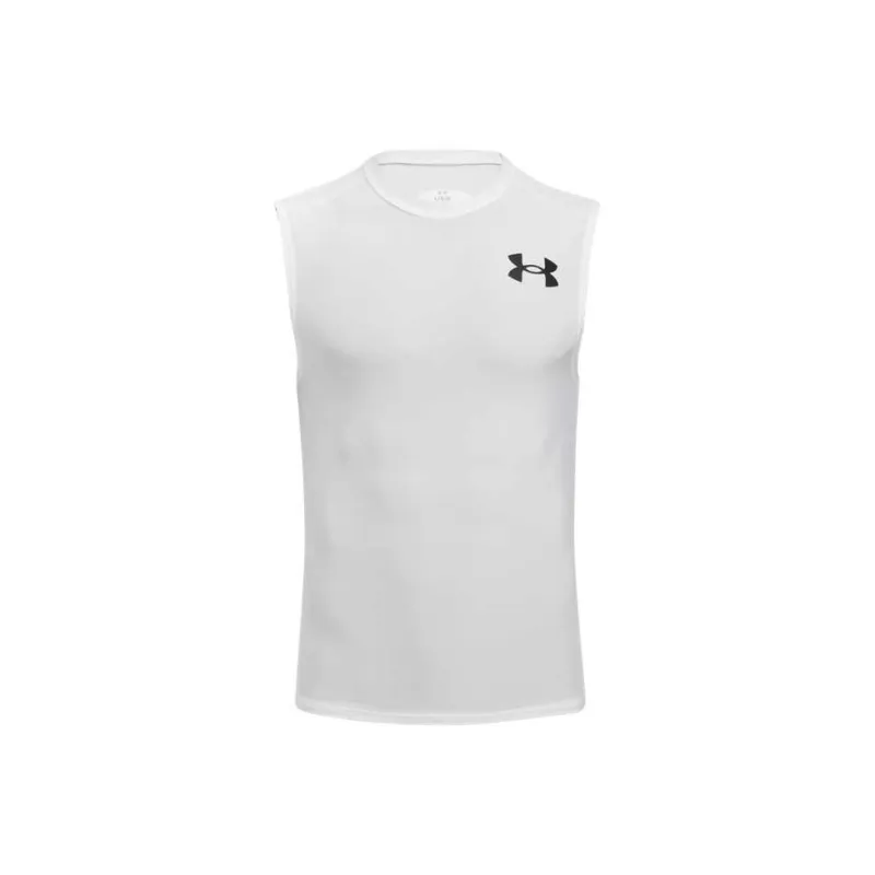 Under Armour HeatGear Tank Top Men's White-0